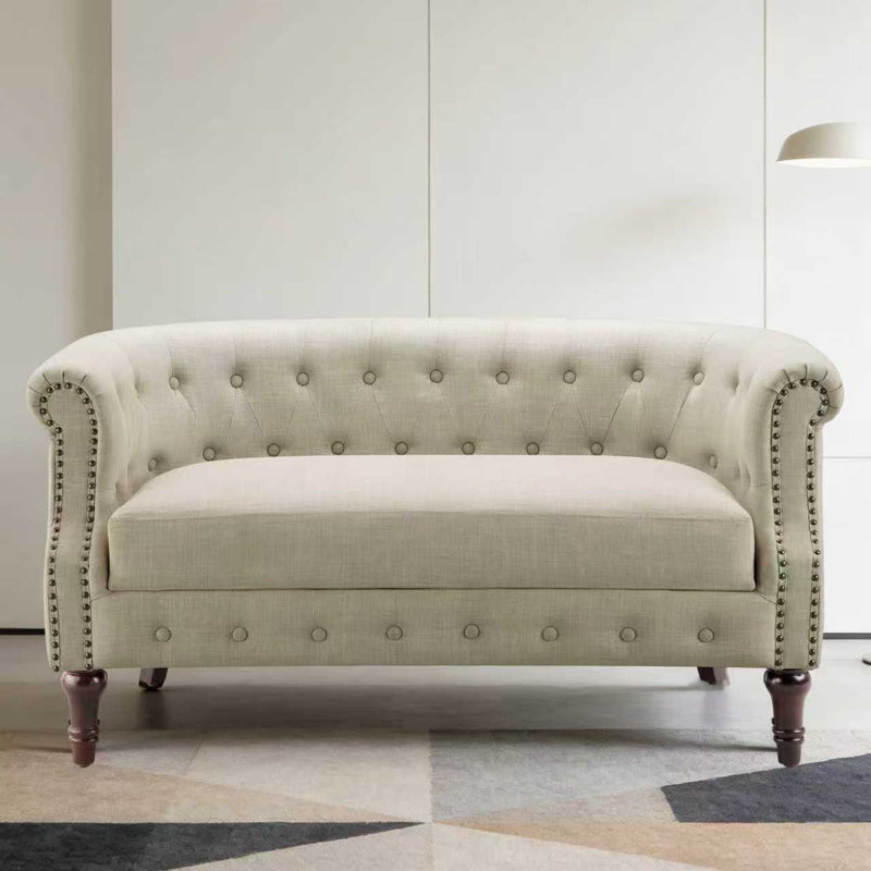 Loveseat Sofa for Living Room - Long Couch in a Box, Love Seat for Small Area, Couches for Living Room