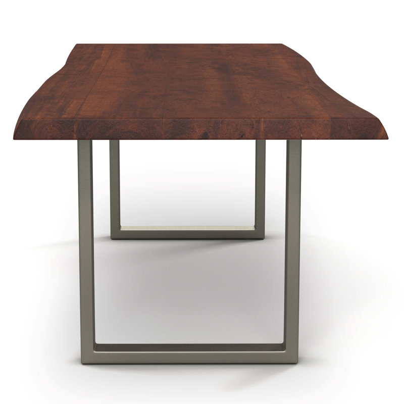 Colin Dining Table, Americano, Pewter, 29.75"H x 116"L x 40"W