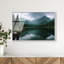 Mountain Mirror I High-Gloss Frameless Acrylic Glass Wall Art Landscape & Nature Print by Oliver Gal, Ready to Hang, 15 x 10-1470168424-1470168427