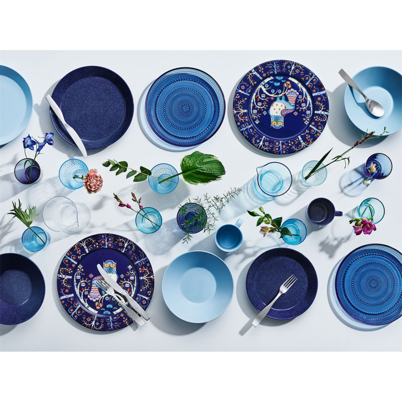 Iittala Taika 11.7323" Dinner Plate, Blue
