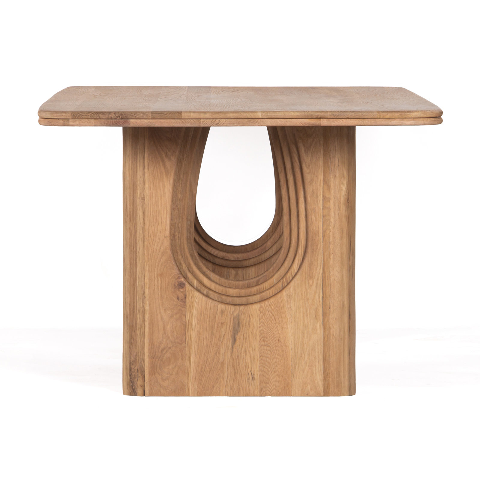 Campbell 84" Dining Table, Natural Oak