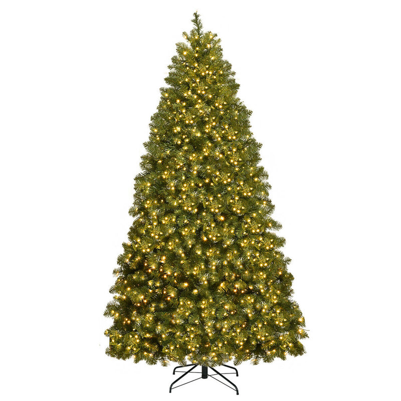 Arbre de Noël en cachemire vert 8 "avec 880 lumières H 8", H 7 po