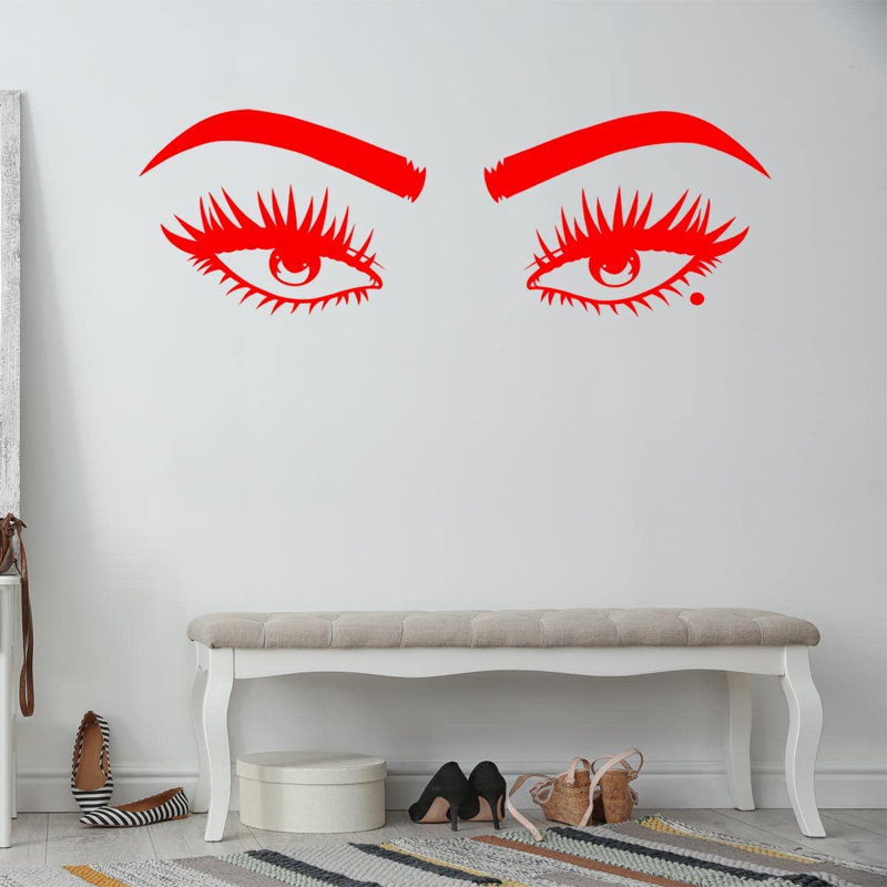 Fantasy & Sci-Fi Non-Wall Damaging Wall Decal, Red, 17.5'' H x 50'' W
