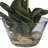 18 " Faux Orchid in Glass Vase