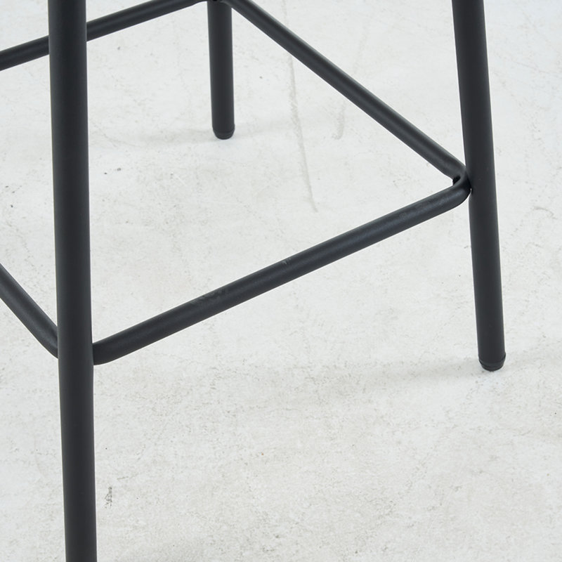 Ensemble de 2 tabourets de bar pivotants modernes, tables non comprises, Blanc