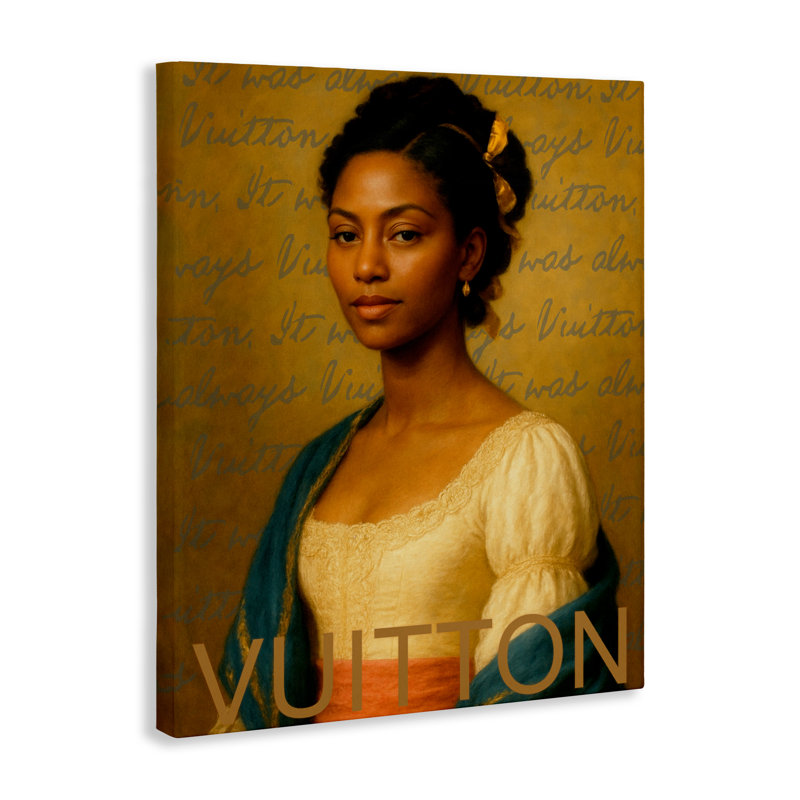 «Vintage Fashion Lady Canvas», conception par Grotto Studios, H 20 po x l 16 po