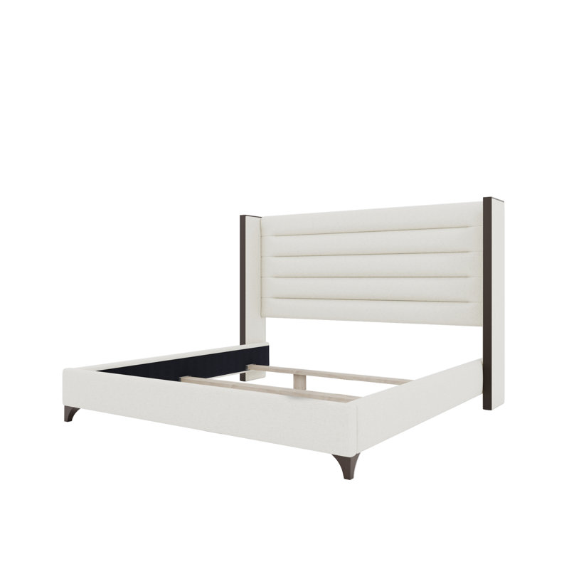 Aile en bois Megan, Blanc cassé, Très grand