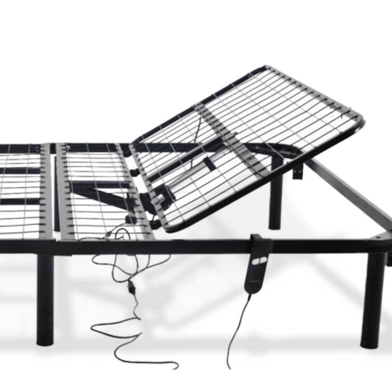 Twin Xl Adjustable Bed Base - Head Up Feature Only In Black, And Dependable, Quick Setup For One Adult, 850Lbs Weight Capacity, Box Spring Not Needed