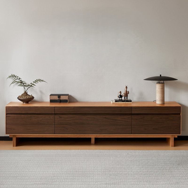 Creative Solid Wood TV Stand