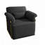 Fauteuil demi-tonneau rembourré et pivotant-41376919