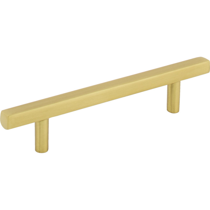 Dominique Bar Pull, Brushed Gold, 3 3/4"
