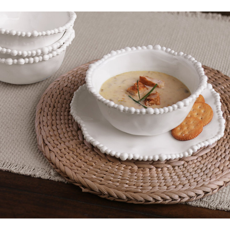 Vida Melamine Cereal Bowl, White