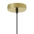 6"W Rayvon 1 - Light Ombre Glass Jar Pendant with Polished Metal Fitting-248075442