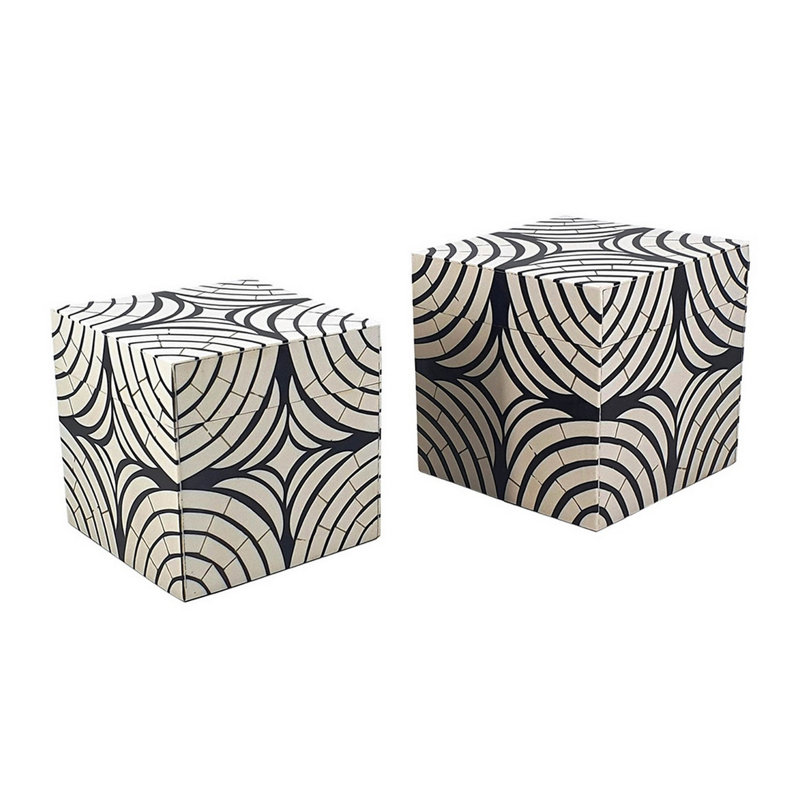 Ensemble de 2 boîtes décoratives