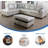 3 - Piece Semi Pu Synthetic Leather Sectional-508287899