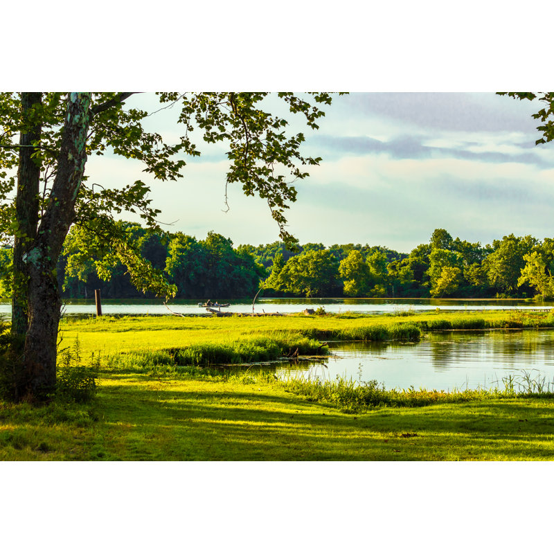 Rocky Fork Lake by Corey B. Stevens - Wrapped Canvas Print, 30cm H x 46cm W