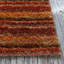 Tapis contemporain tissé à la main Yerin - rouge / orange / brun-16882602