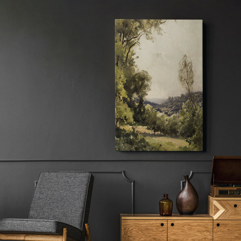 Paysage rétro CCXL III, H 13 po x l 9 po
