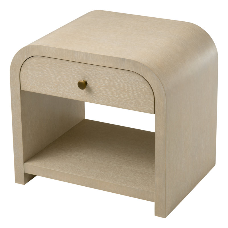 Nightstand Rhodes Oak Veneer, Washed Oak