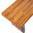 Outdoor 1pcs Acacia Wood Bench,Teak Finish+ Gray Wicker-58333805