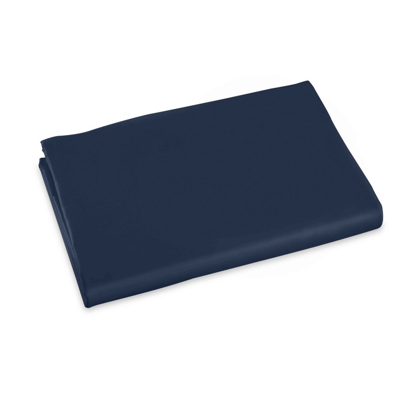 Raffaello Sateen Fitted Sheet, Queen Fitted Sheet, Dark Blue