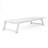 Aluminum Chaise Lounge With Streamlined Design - Mesh Back For Extra Comfort White Color 26 In. X 74.78 12.63 In Metal Stylish Back, 12.63Hx26wx74.78D