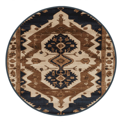 Tapis brun lavable à la machine