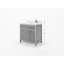 Ensemble de meuble-lavabo simple 36 po avec plateau Sonoma-96821352