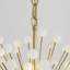 Lys 12 - Light Solid Brass Chandelier by Suzanne Kasler