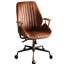 Chaise de bureau en cuir Hamilton