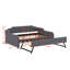 Upholstery Daybed With Trundle Bed And USB Charging Design