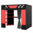 Full-Size Wooden Loft Bed Featuring Shelves, Blockout Drapes, And RGB Illumination-802946572