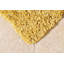 Tapis jaune super doux fait main poils longs Alayna