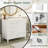 Nayelli Solid Pine Frame Bathroom Vanity with Ceramic Sink, Bathroom Storage Cabinet with 1 Silent Close Door and 3 Drawers-112954391-112954389-99060201