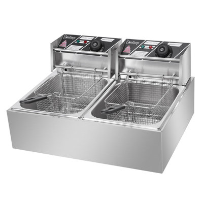 Rebuyhome 5000 Watt 12 2 Basket Deep Fryer