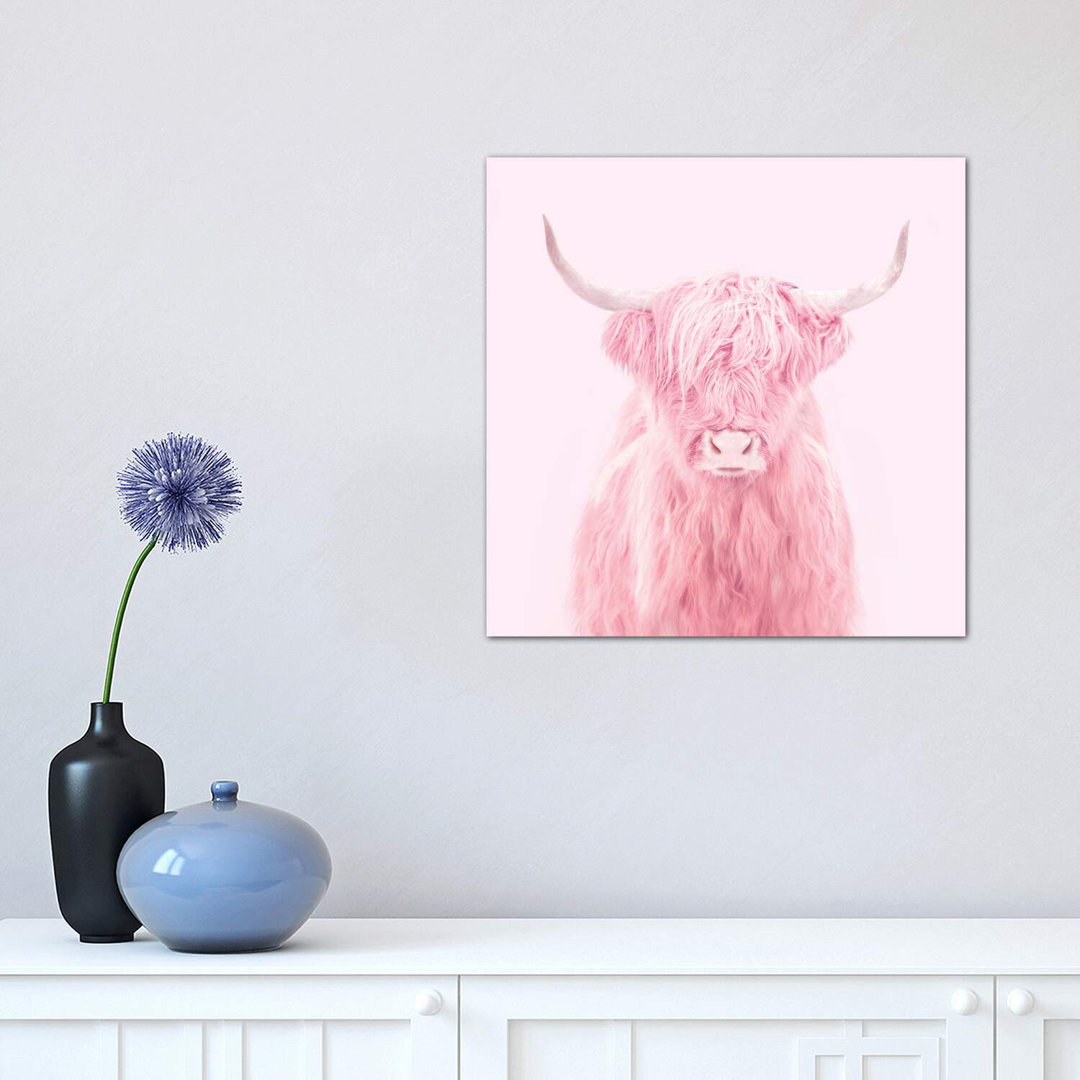 Highland Cow by Paul Fuentes -  Art Print on Canvas