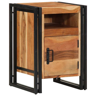 40cm W Iron Bedside Table