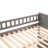 Full Over Full Bunk Bed With Twin Size Trundle, Pine Wood Bunk Bed With Guardrails-360120240