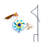 Orpha Metal Animals Garden Stake