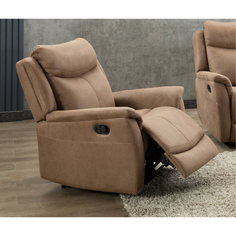 Windle 89cm Wide Standard Recliner, Caramel