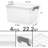 Plastic Storage Box with Latching Lid Clear (Set of 6)-650640290
