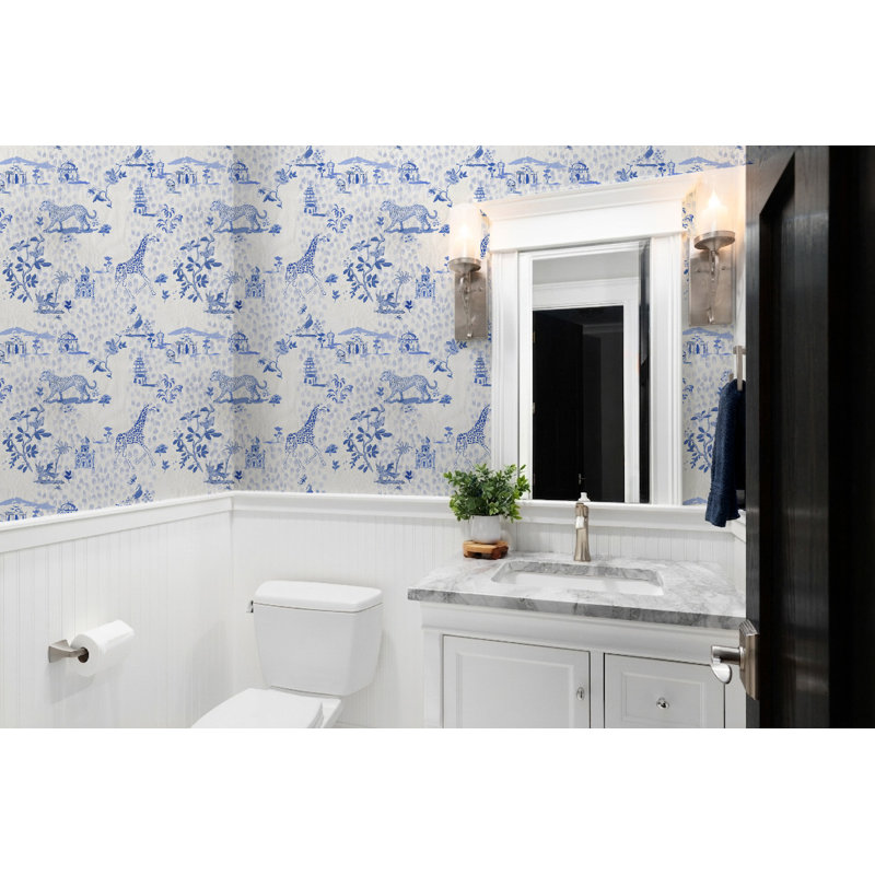 Safari Toile, Blue