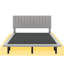 Lit plateforme tapissier Keraghan-725874237