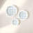 Talok Memory Board Wall Decor 3 Pieces, Blue-852772213