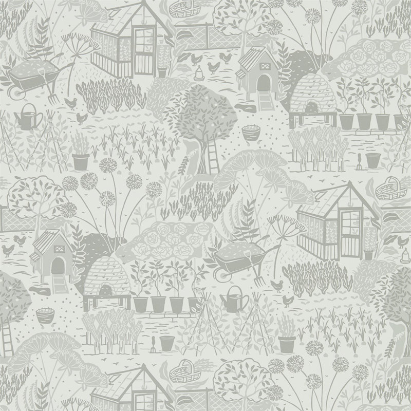 The Allotment Wallpaper, Dove