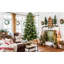Arbre de Noël avec 450 lumières UL blanc chaud, 2856 pointes, branches articulées