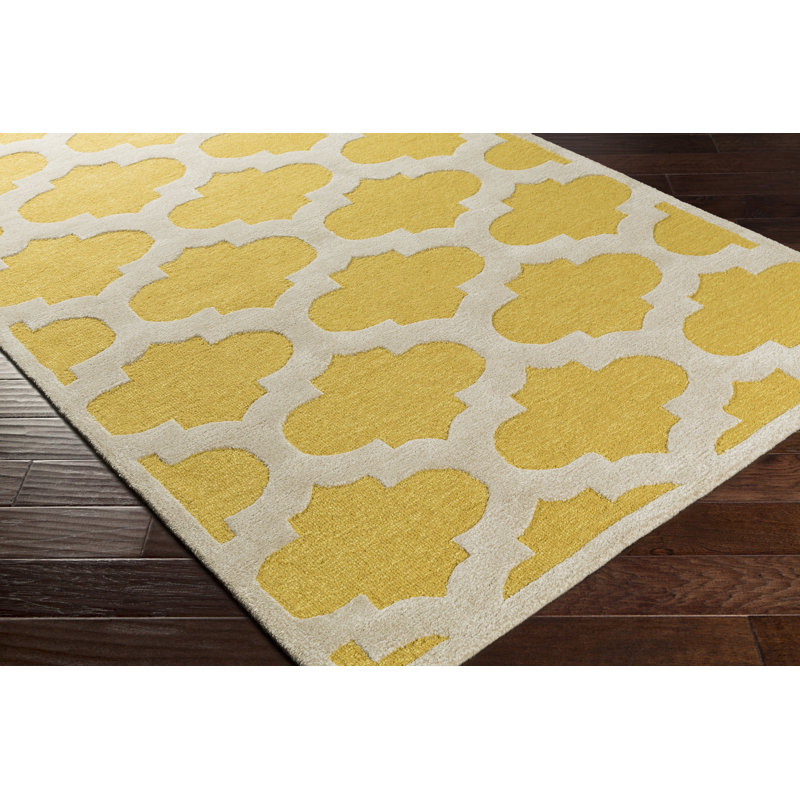 Bethyl Wool Geometric Indoor Rug, Rectangle 9' x 13'