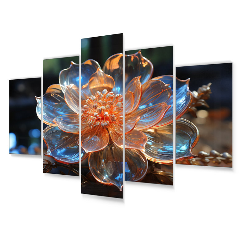 Boho Plants & Flowers Wall Decor on Metal