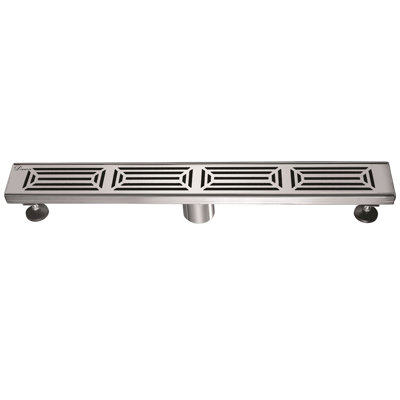 24 Inch Long Stainless Steel Linear Floor Shower Drain