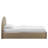 Resort Performance Velvet Arched Round Platform Bed-101181359-101181364